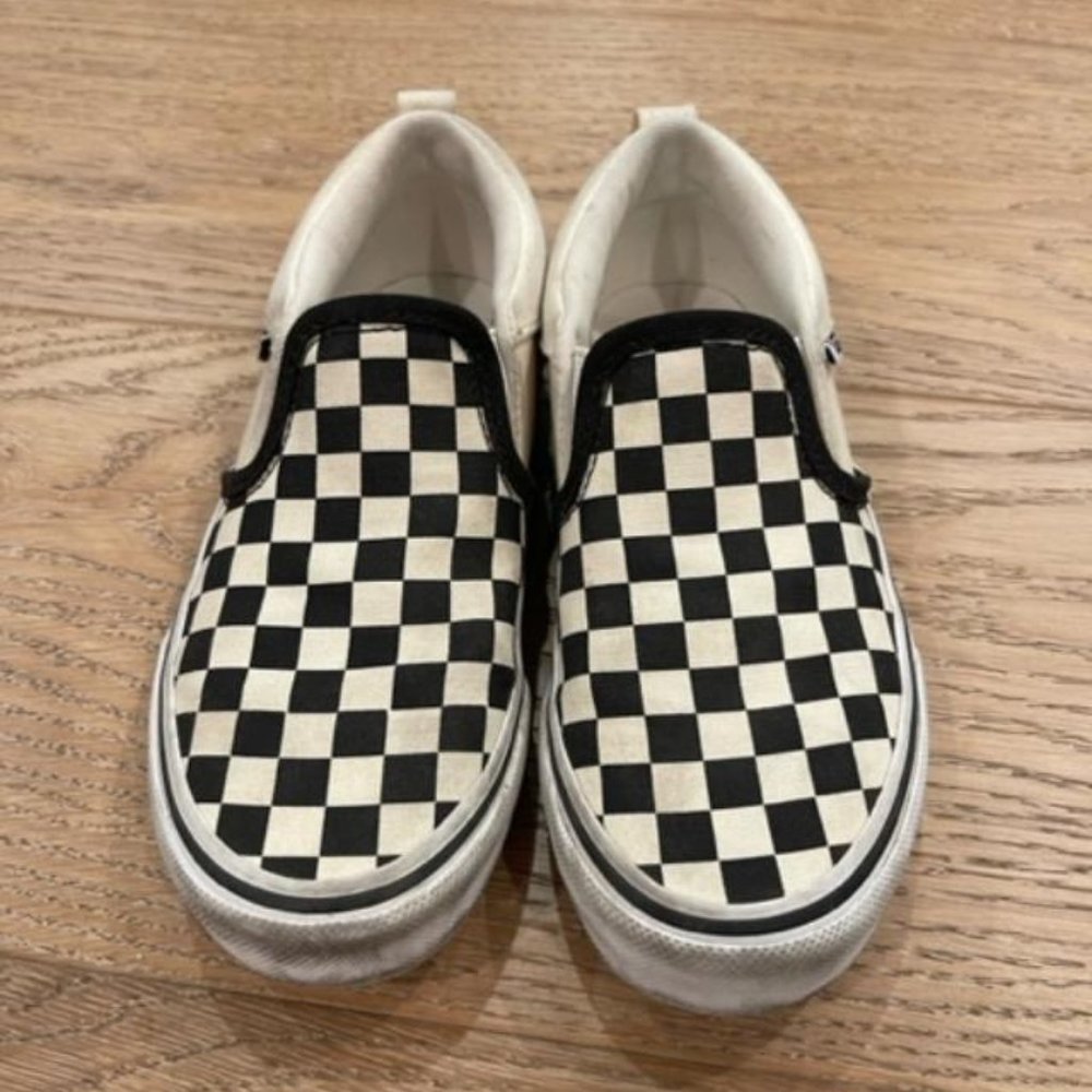 Kids Vans Asher Checkered Shoes